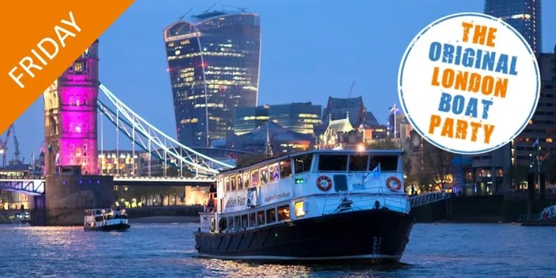 The ORIGINAL London Boat Party at River Thames