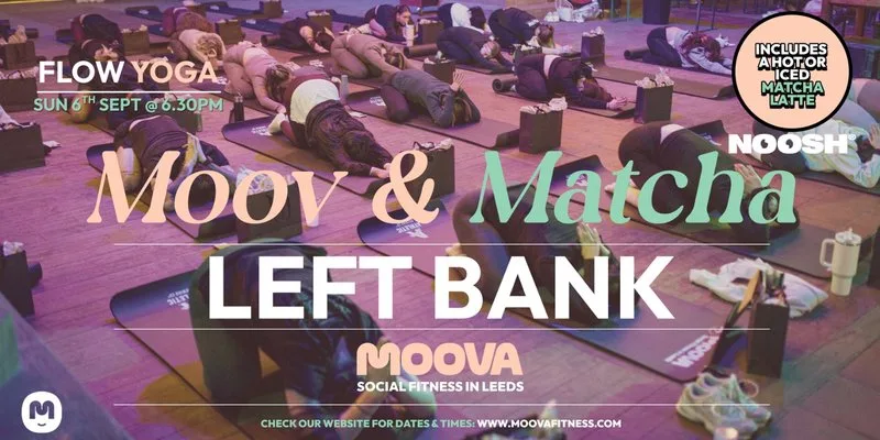 MOOV & MATCHA: FLOW YOGA w/ India - Sun 6th Sept @ 6.30pm