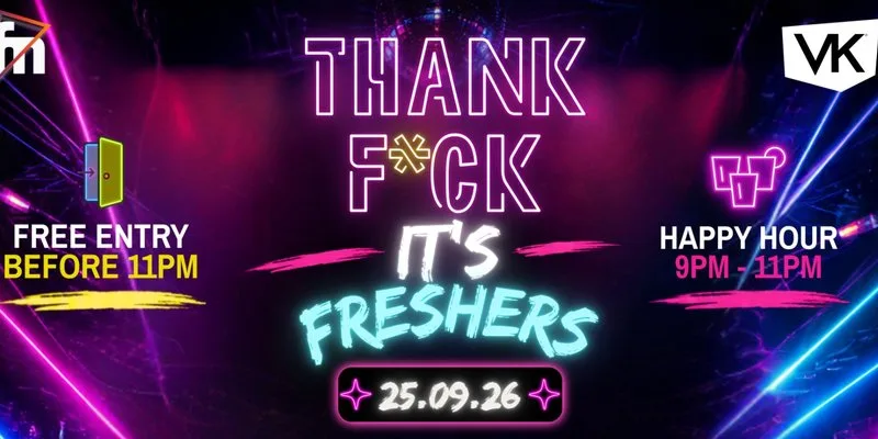 THANK F*** ITS FRESHERS at The Vaults, Exeter