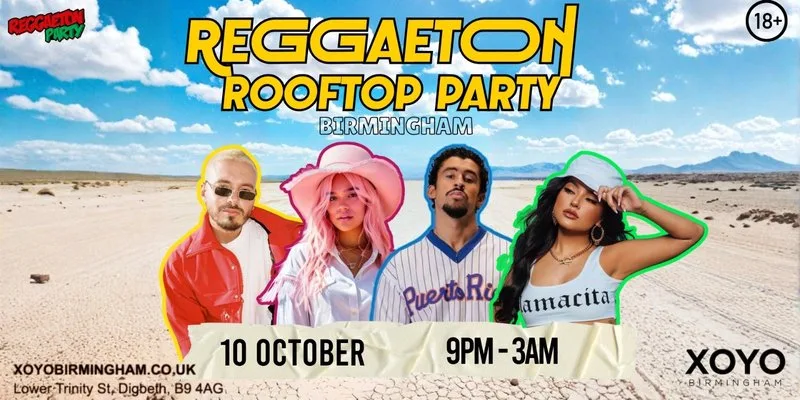 Reggaeton Rooftop Party (Birmingham) at xoyo birmingham