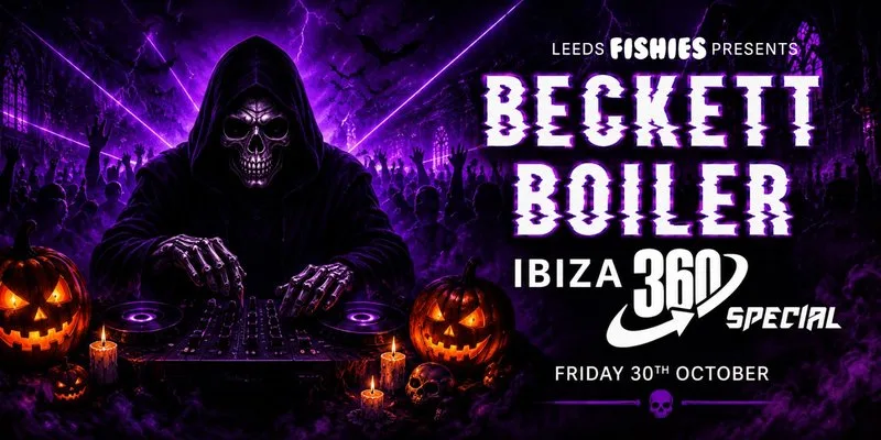 Fishies Leeds Halloween Special | Beckett Boiler Ibiza Haunted House at O2 Academy Leeds