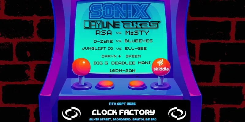 Sonix: DNB Forever • Bristol at Clock Factory