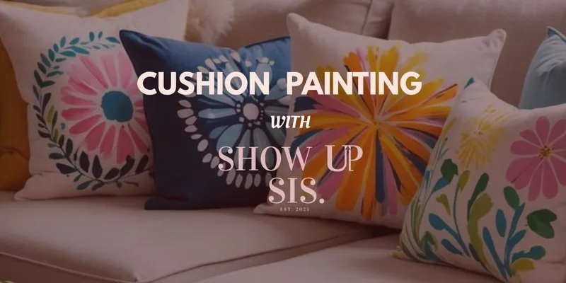 Show Up & Create: Paint Your Own Cushion & Matcha 🎨🍵 at gails bakery birmingham