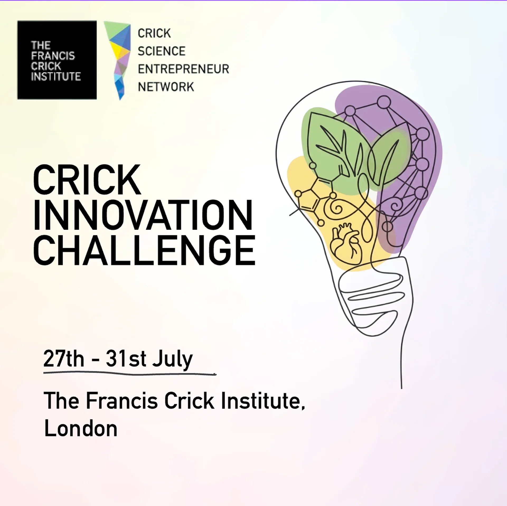 Crick Innovation Challenge 2026 at The Francis Crick Institute