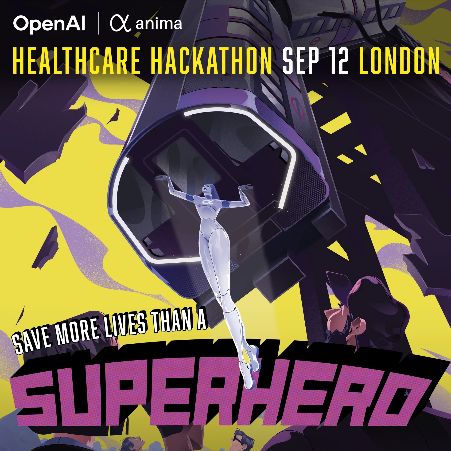 AI Healthcare Hackathon with Anima x OpenAI at Central London