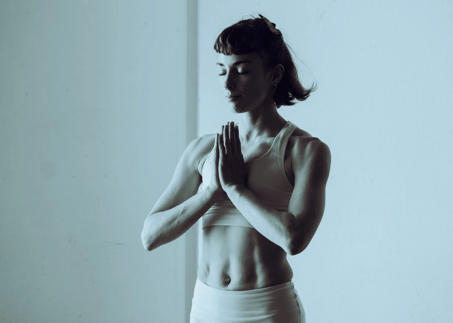 Dawn Sanctuary Yoga in the West Court at Hardwick