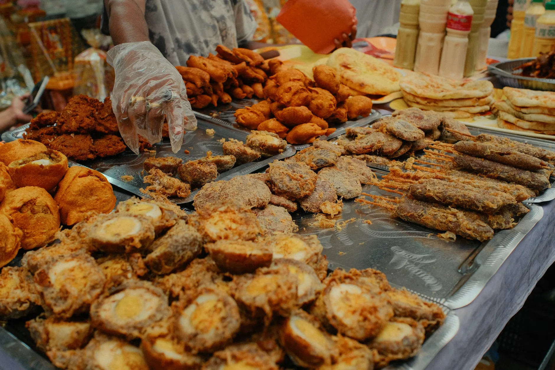 Indian food festival at Leeds Kirkgate Market