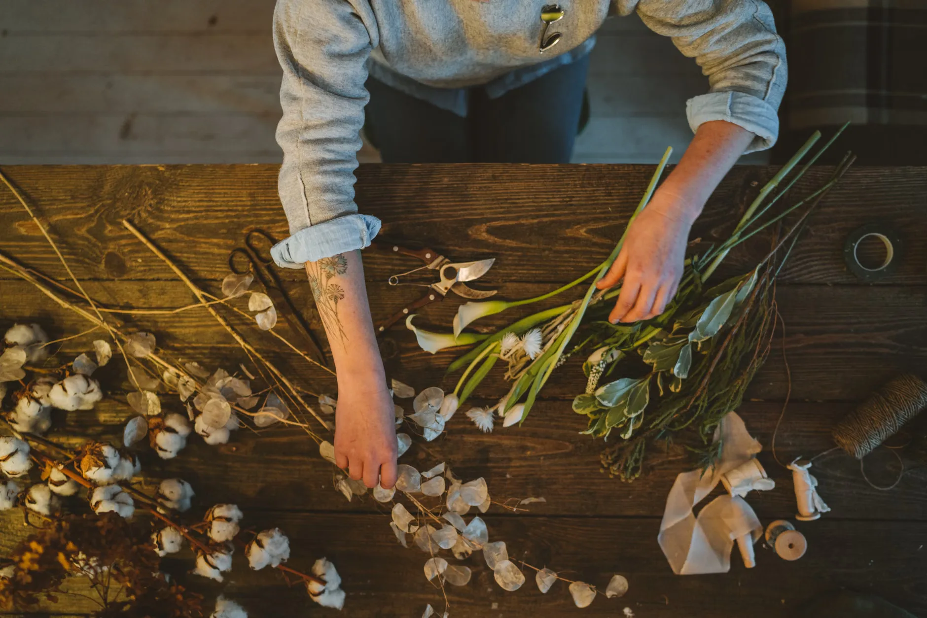 Floristry workshop & wreath experiences at Gibside