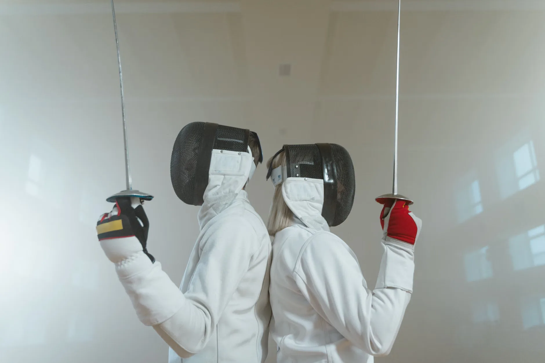 Have-a-go fencing at Chirk Castle at Chirk Castle and Garden