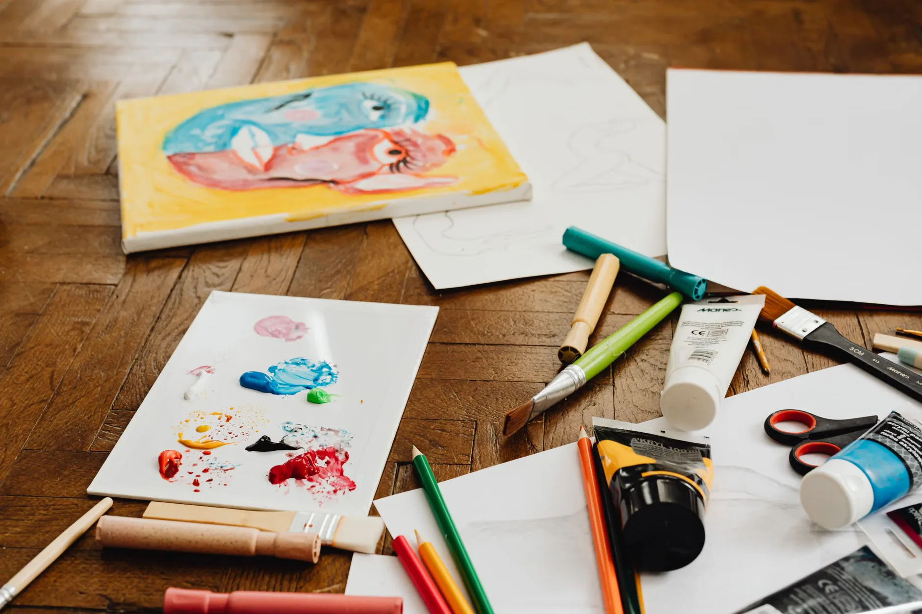 Paint and Sip - Greek Summer | Leven at Leven Manchester