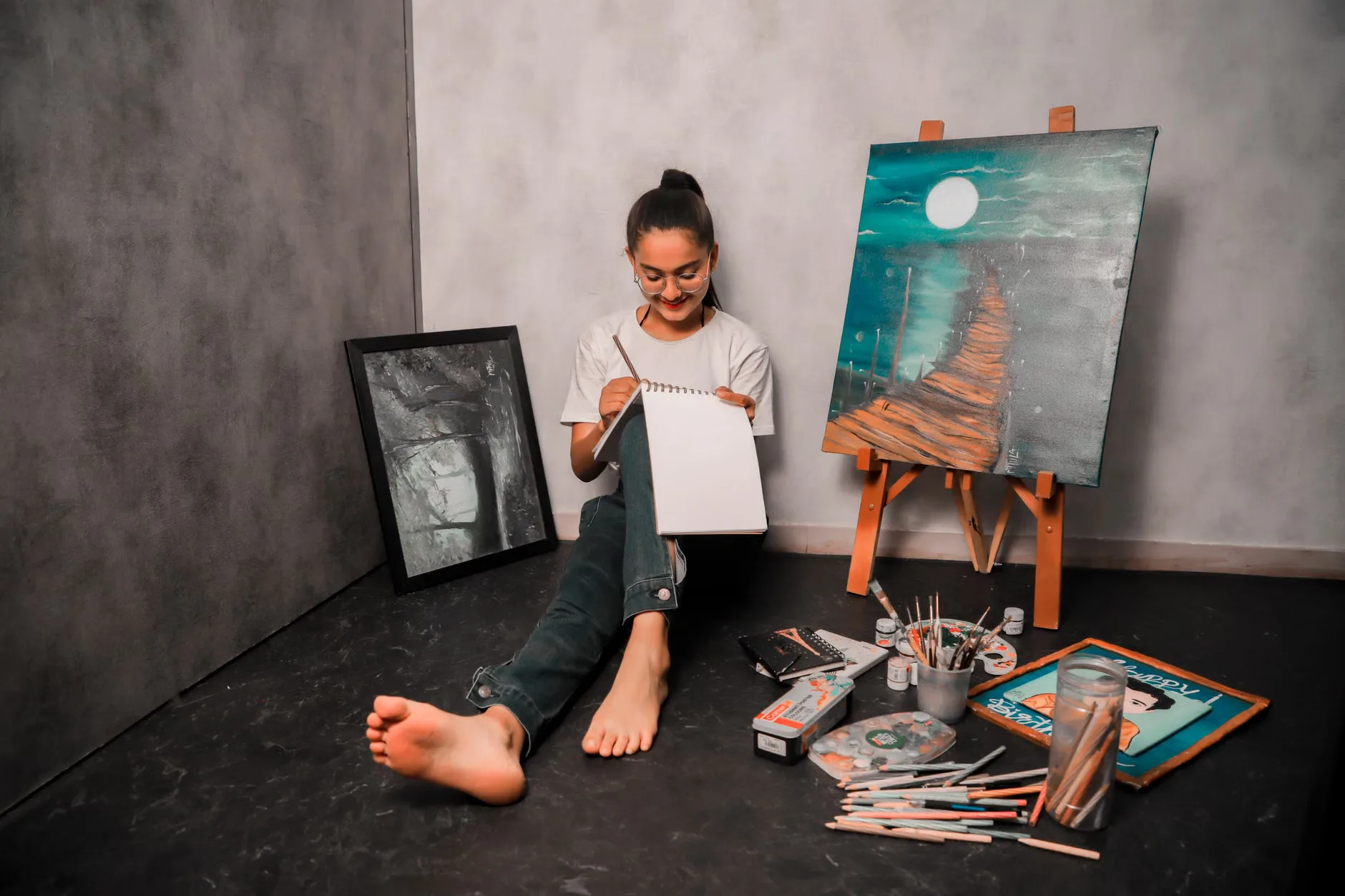 Paint and Sip - Greek Summer | Society at Society Birmingham