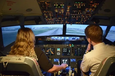 60-minute Boeing 737-800 Flight Simulator Experience with Recording of Flight at Cheltenham