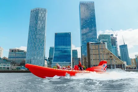 Thames Barrier Rocket Speed Boat Ride for Two at London Eye Pier