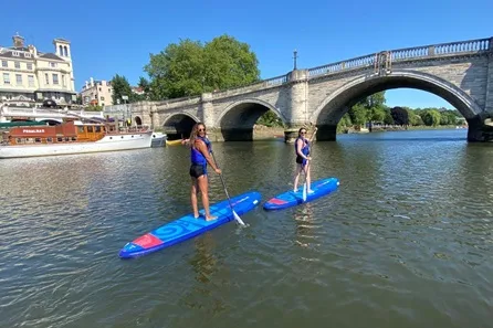 Stand Up Paddleboarding and a Pint or Prosecco on The Thames at Richmond For Four at Richmond For Four