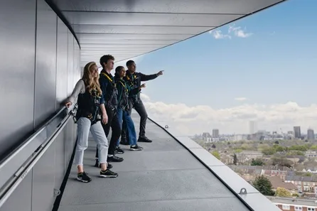The Dare Skywalk at Tottenham Hotspur Stadium at Tottenham Hotspur Stadium