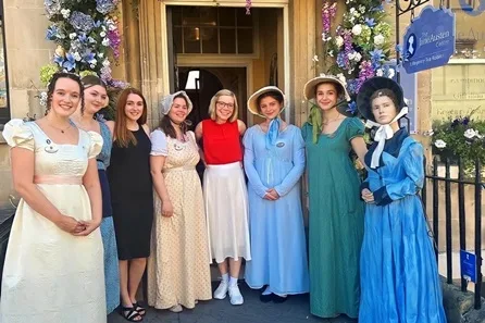 Visit to the Jane Austen Centre with Mr. Darcy's Afternoon Tea in the Regency Tea Room for Two, Bath at Bath
