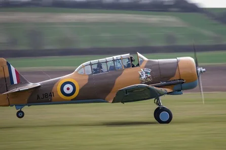 Warbird T-6 Harvard Trial Lesson at Peterborough