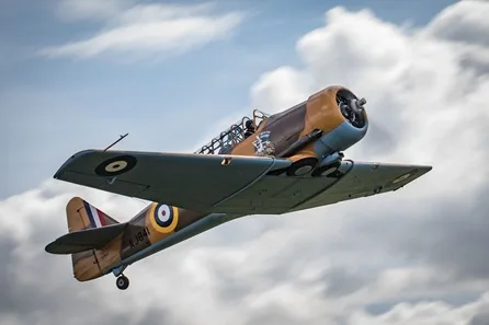 Warbird T-6 Harvard Introductory Flight with Extreme Aerobatics at Peterborough