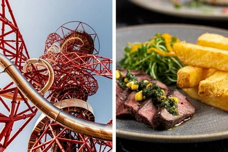 Zip World London at the ArcelorMittal Orbit Helix Slide and Three Course Meal at Gordon Ramsay's Bread Street Kitchen for Two