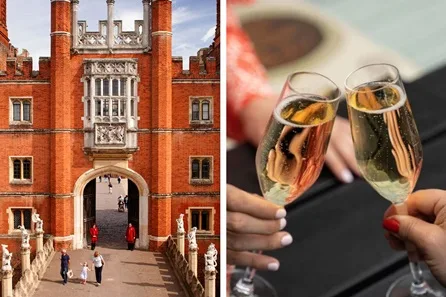 Visit to Hampton Court Palace with Raymond Blanc’s Heartwood Inn The Plough and Harrow Three Course Meal with Prosecco for Two at Hampton Court Palace