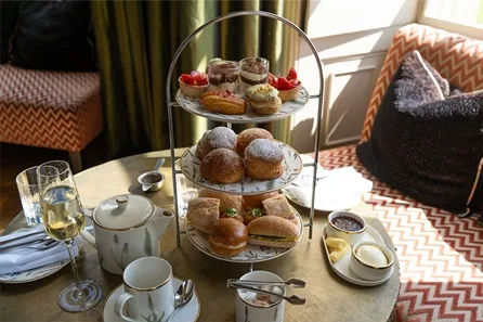 Champagne Afternoon Tea for Two at Bishopstrow Hotel & Spa at Bishopstrow Hotel & Spa, Wiltshire