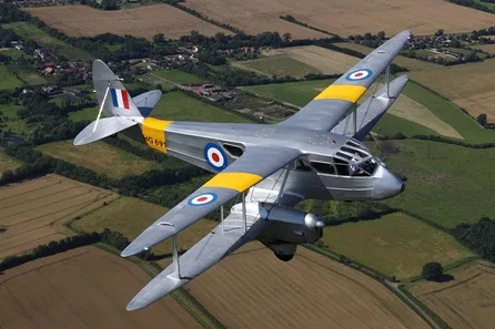 Dragon Rapide Pleasure Flight Over Cambridge, Ely and Newmarket for Two at Duxford IWM