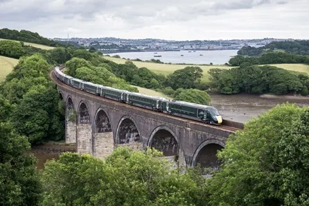 First Class Exeter to London Train Trip with Luxury GWR Pullman Three Course Dining with Standard Return for Two at Exeter St. Davids Train Station