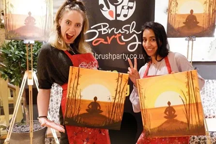 Get Creative with a Fun Painting Class for Two at Brush Party at Brush Party, Locations UK Wide