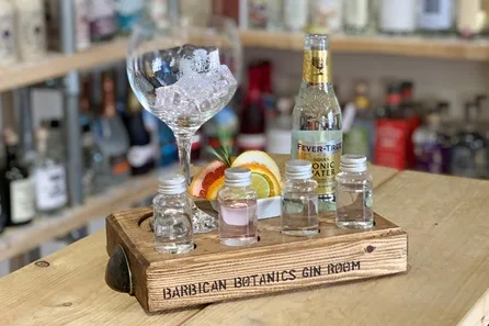 Barbican Botanics Gin Room Gin Flight for Two at Plymouth