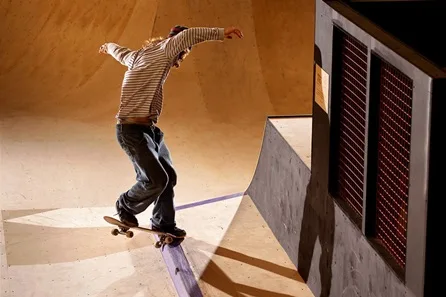 Indoor Skateboarding with Meal for Two at TR7 Skatepark at TR7 Skatepark, St Austell