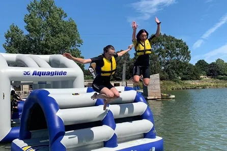Inflatable Wipe Out Aqua Park for Two at Essex