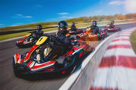 Karting Open Sprint Race at Three Sisters Outdoor Circuit at Three Sisters Outdoor Circuit