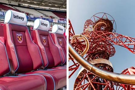 London Stadium Tour and Zip World London at the ArcelorMittal Orbit Helix Slide for Two
