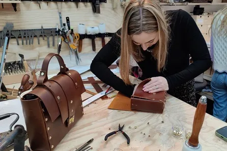 Make Your Own Stitchless Leather Bag for Two with The London Leather Workshop at London