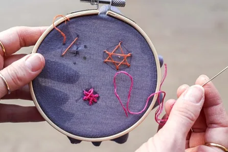 Mending and Upcycling with Embroidery Creative Workshop for Two at Hove