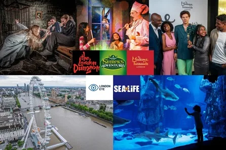 Merlin's Magical London Family Attraction Pass for Four - London Eye, SEA LIFE, Madame Tussauds, Dungeons and Shrek’s Adventure