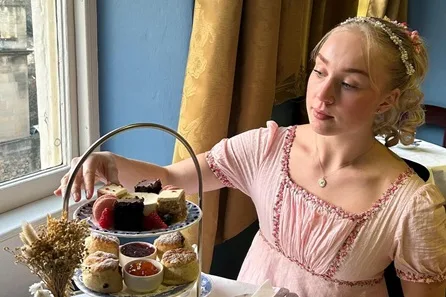 Mr. Darcy’s Sparkling Afternoon Tea in the Regency Tea Room for Two, Bath at Bath