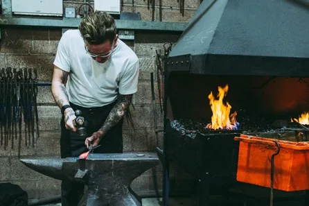 Oldfield Forge Two Day Design and Make Your Own Knife Workshop for up to Two at Hereford