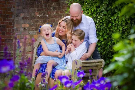 Outdoor Family Photoshoot with Image at Marlborough