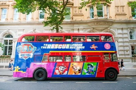 Paw Patrol Afternoon Tea Bus Tour for One Adult at Northumberland Avenue