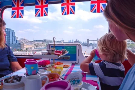Peppa Pig Afternoon Tea Bus Tour for One Adult and One Child at Embankment