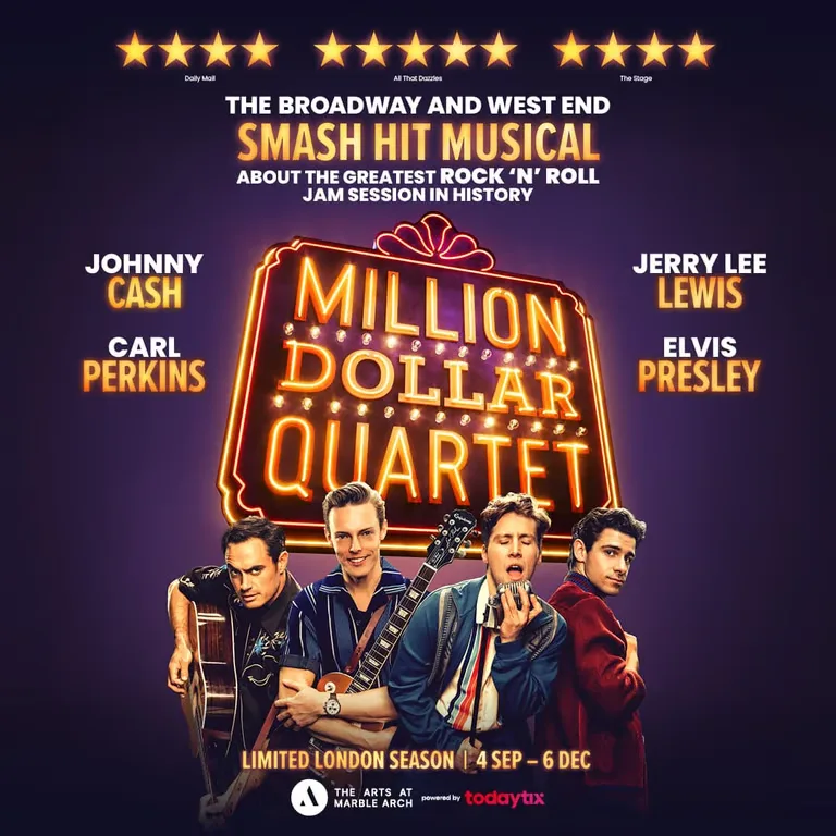Million Dollar Quartet, The Arts at Marble Arch, London at The Arts at Marble Arch, London