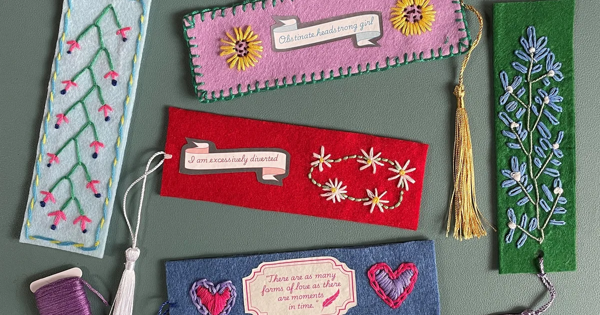 Bookmark Embroidery Workshop