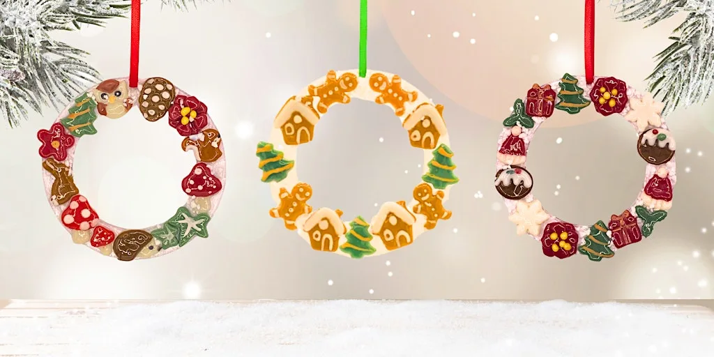 Fused Glass Festive Wreath at The Craft House