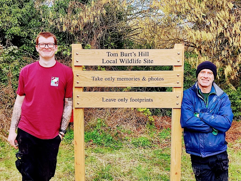Autumn Cut at Tom Burt's Hill at Ambulance Centre