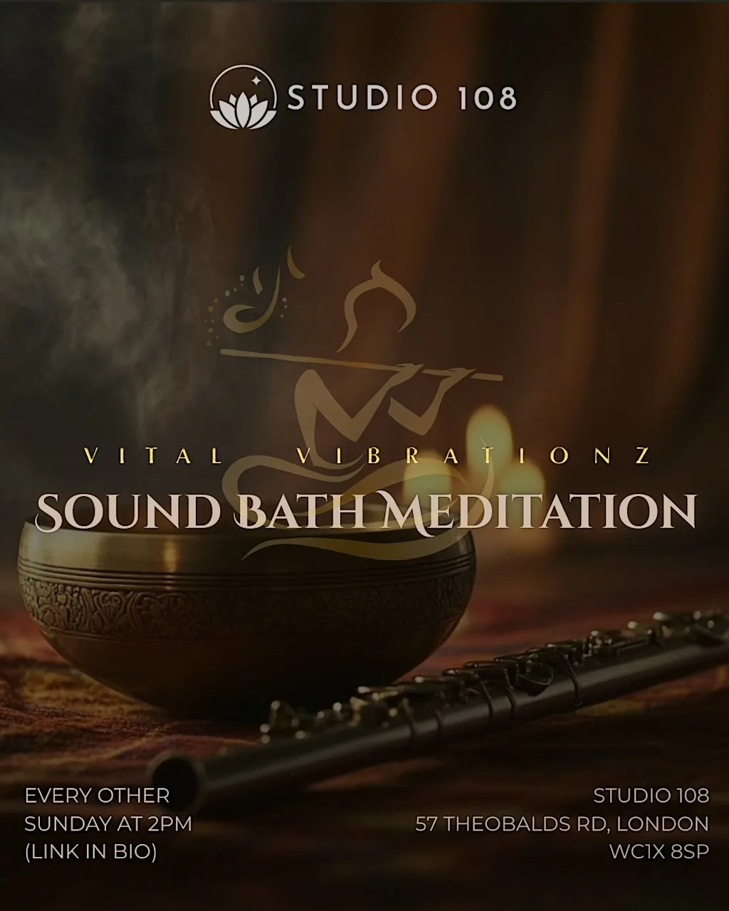Vital Vibrationz Sound Bath at Studio 108