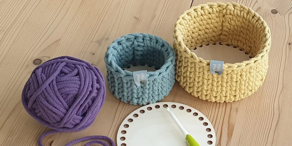Beginner Workshop - Crochet Baskets at The Craft House