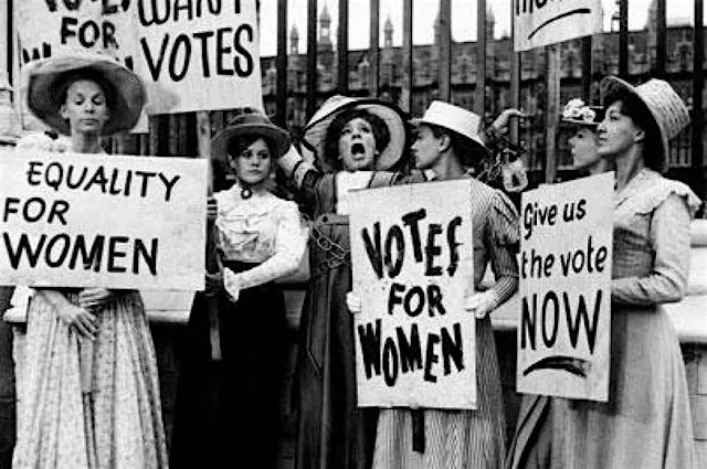 The Abington Suffragettes at Abington Park