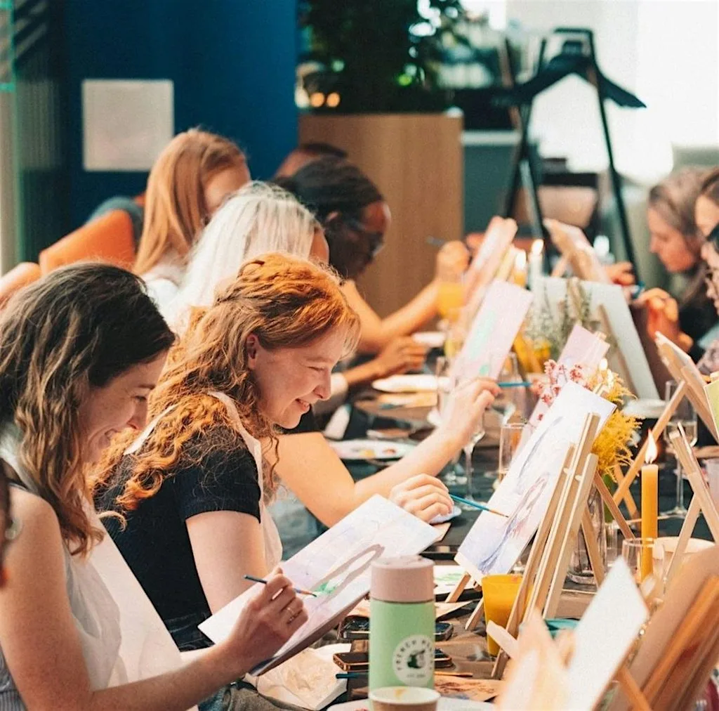 Boozy Brushes, Drag Modern Pop Music & Places Sip and Paint! Glasgow