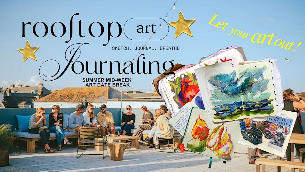 Rooftop Art Journaling Workshop - Daily Art Making Break